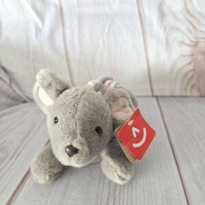 Aurora Mini Flopsie Missy Mouse Beanbag Plush Stuffed Toy Gray 8 Inch 2021